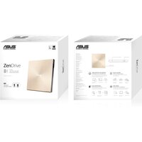 Оптический привод ASUS ZenDrive U9M SDRW-08U9M-U (золотистый) - Превью изображения №6 — Интернет-магазин ПроЗаказ