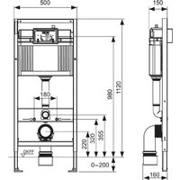 Унитаз подвесной Grado GD-W203T + TECE Kit 9400413 (с кнопкой смыва) - Превью изображения №10 — Интернет-магазин ПроЗаказ