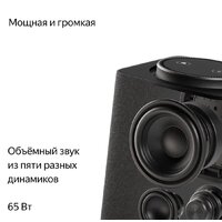 Умная колонка Яндекс Станция Макс (с хабом умного дома Zigbee, графит) - Превью изображения №4 — Интернет-магазин ПроЗаказ