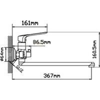 Смеситель Антей Базальт 313535-ANT - Превью изображения №2 — Интернет-магазин ПроЗаказ