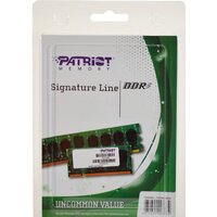 Оперативная память Patriot Signature Line 4GB DDR3 SO-DIMM PC3-12800 [PSD34G16002S] - Превью изображения №2 — Интернет-магазин ПроЗаказ