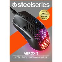 Игровая мышь SteelSeries Aerox 3 2022 Edition (черный) - Превью изображения №7 — Интернет-магазин ПроЗаказ