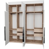 Шкаф распашной Рэйгрупп Рэй S257-В9-3-EB В9-3 (дуб элисон/белый премиум) - Превью изображения №2 — Интернет-магазин ПроЗаказ