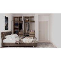 Шкаф распашной Рэйгрупп Рэй S257-В9-3-EB В9-3 (дуб элисон/белый премиум) - Превью изображения №4 — Интернет-магазин ПроЗаказ