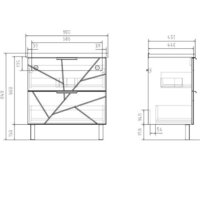  Volna Тумба под умывальник Twing 80.2Y бетон - Превью изображения №10 — Интернет-магазин ПроЗаказ