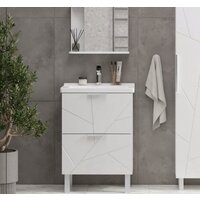  Volna Тумба под умывальник Twing 80.2Y бетон - Превью изображения №3 — Интернет-магазин ПроЗаказ