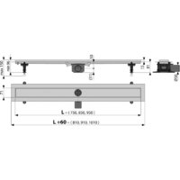 Трап/канал Alcaplast APZ13-Double9-850 - Превью изображения №2 — Интернет-магазин ПроЗаказ