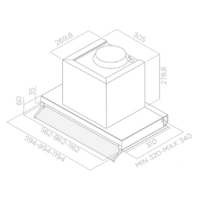 Кухонная вытяжка Elica BOX IN PLUS IXGL/A/120 - Превью изображения №9 — Интернет-магазин ПроЗаказ