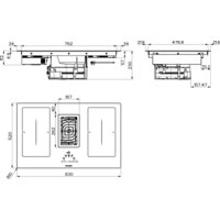 Варочная панель Faber Galileo Smart BK Glass A830 340.0577.694 - Превью изображения №2 — Интернет-магазин ПроЗаказ