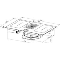 Варочная панель Faber Galileo Smart BK Glass A830 340.0577.694 - Превью изображения №3 — Интернет-магазин ПроЗаказ