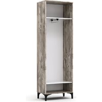 Шкаф распашной Кастанье Кантри ШК 70.2 (белый/дуб юкон) - Превью изображения №2 — Интернет-магазин ПроЗаказ