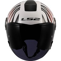 Мотошлем LS2 OF620 Classy Cool (L, белый/красный) - Превью изображения №8 — Интернет-магазин ПроЗаказ