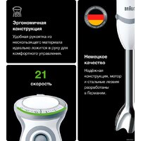 Погружной блендер Braun MultiQuick 5 Vario MQ 5245 WH - Превью изображения №9 — Интернет-магазин ПроЗаказ