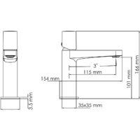 Смеситель Wasserkraft Naab 8603 - Превью изображения №2 — Интернет-магазин ПроЗаказ