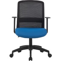 Офисное кресло CACTUS CS-MC333-BKBL (черный/темно-синий) - Превью изображения №2 — Интернет-магазин ПроЗаказ