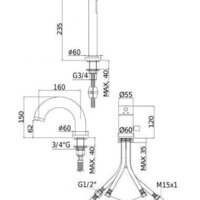 Смеситель Paffoni Light LIG047NO - Превью изображения №2 — Интернет-магазин ПроЗаказ