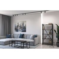 Стеллаж Hype Mebel Стандарт-2 50x200 (белый/дуб галифакс натуральный) - Превью изображения №3 — Интернет-магазин ПроЗаказ