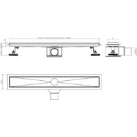 Трап/канал Lauter 2120682-LMB 800x70 (черный матовый) - Превью изображения №9 — Интернет-магазин ПроЗаказ