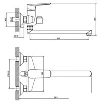 Смеситель Esko Lagos LG 31 - Превью изображения №2 — Интернет-магазин ПроЗаказ