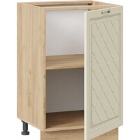 Шкаф напольный Трия Бьянка 1Н5 (дуб крафт золотой/дуб ваниль) - Превью изображения №3 — Интернет-магазин ПроЗаказ