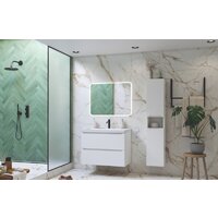  ЗОВ Тумба с умывальником Дион 60 D60LWP0M9003MKV5-OL60 (белый матовый) - Превью изображения №4 — Интернет-магазин ПроЗаказ