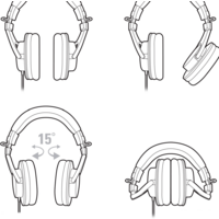 Наушники Audio-Technica ATH-M30x - Превью изображения №6 — Интернет-магазин ПроЗаказ