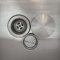 Кухонная мойка Roxen Simple 560220-60 сатин (с коландером и дозатором) - Превью изображения №11 — Интернет-магазин ПроЗаказ