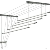 Сушилка для белья Comfort Alumin Group Потолочная 5 прутьев Silver Style 170 см (алюминий) - Превью изображения №1 — Интернет-магазин ПроЗаказ