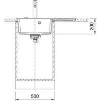 Кухонная мойка Franke Centro CNG 611-78 TL 114.0740.849 (оникс) - Превью изображения №4 — Интернет-магазин ПроЗаказ