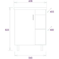  Onika Тумба под умывальник Тимбер 50 (105035) - Превью изображения №2 — Интернет-магазин ПроЗаказ