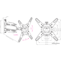 Кронштейн для телевизора Kromax ATLANTIS-40 (белый) - Превью изображения №4 — Интернет-магазин ПроЗаказ