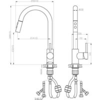 Смеситель AV Engineering AVTRO1-10698BL - Превью изображения №5 — Интернет-магазин ПроЗаказ