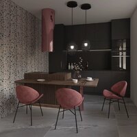 Кухонная вытяжка Globalo Cylindro Isola 39.7 (Розовый) - Превью изображения №6 — Интернет-магазин ПроЗаказ