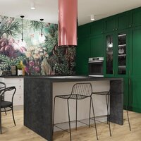 Кухонная вытяжка Globalo Cylindro Isola 39.7 (Розовый) - Превью изображения №4 — Интернет-магазин ПроЗаказ