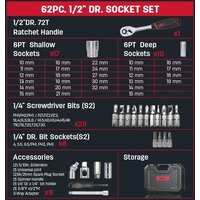 Универсальный набор инструментов Deli EDQ43062 (62 предмета) - Превью изображения №6 — Интернет-магазин ПроЗаказ