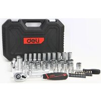 Универсальный набор инструментов Deli EDQ43062 (62 предмета) - Превью изображения №2 — Интернет-магазин ПроЗаказ