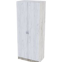 Стендмебель Бася ШК-555 (дуб крафт белый/дуб крафт серый)