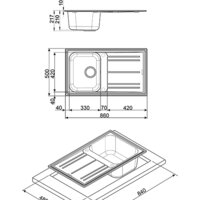 Кухонная мойка Smeg LZ861A2 - Превью изображения №2 — Интернет-магазин ПроЗаказ