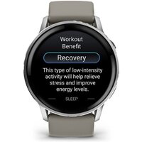 Умные часы Garmin Venu 4 45 мм (серебристый/серый) - Превью изображения №2 — Интернет-магазин ПроЗаказ
