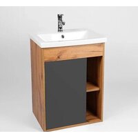  Viant Тумба под умывальник Бостон Como 50 VBOS50COG-T1STP - Превью изображения №2 — Интернет-магазин ПроЗаказ