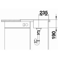 Кухонная мойка Blanco Zia 45 S Compact 526009 (черный) - Превью изображения №4 — Интернет-магазин ПроЗаказ