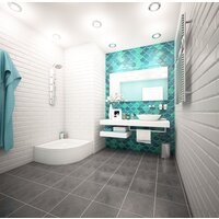 Душевой поддон Метакам Classic S 90x90 АПS_011741 (закругленный) - Превью изображения №2 — Интернет-магазин ПроЗаказ