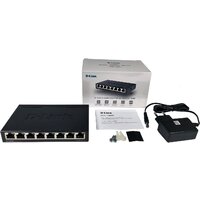 Неуправляемый коммутатор D-Link DGS-1008D/R1A - Превью изображения №7 — Интернет-магазин ПроЗаказ