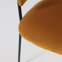 Стул с подлокотниками Алвест AV 433 (карри бархат Confetti chai tea/черный) - Превью изображения №12 — Интернет-магазин ПроЗаказ