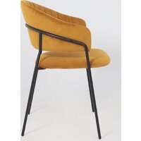 Стул с подлокотниками Алвест AV 433 (карри бархат Confetti chai tea/черный) - Превью изображения №8 — Интернет-магазин ПроЗаказ