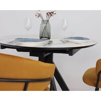 Стул с подлокотниками Алвест AV 433 (карри бархат Confetti chai tea/черный) - Превью изображения №5 — Интернет-магазин ПроЗаказ