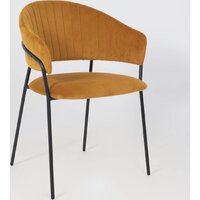 Стул с подлокотниками Алвест AV 433 (карри бархат Confetti chai tea/черный) - Превью изображения №7 — Интернет-магазин ПроЗаказ