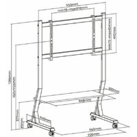 Стойка для телевизора Ultramounts UM306B - Превью изображения №2 — Интернет-магазин ПроЗаказ