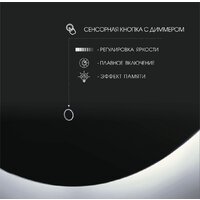  Алмаз-Люкс Зеркало Tokyo 50s-4 (с подсветкой) - Превью изображения №3 — Интернет-магазин ПроЗаказ