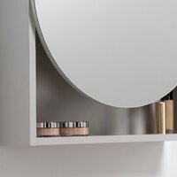  Lauter Шкаф с зеркалом Estel 50 (светло-серый полуматовый) - Превью изображения №5 — Интернет-магазин ПроЗаказ